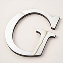 Pegatinas decorativas de pared de letras de espejo acrílico 3D gruesas, 10cm/15cm/20cm letras autoadhesivas extraíbles de espejo acrílico, resistentes al agua y a la corrosión