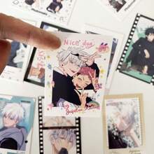 Jujutsu Kaisen 10pcs Jujutsu Kaisen Transparent Cards, Mini Cards, Gojo Satoru Anime Merchandise, High Definition Self-Printed Transparent Cards, Card Gifts And Greeting Cards School Supplies,Back To School