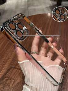 Basic Phone Case. Clear Case With Contrasting Frame. Compatible With IPhone 15/15 Pro (1 Unit) - 銀色 - 查看 3