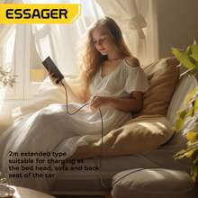 ESSAGER 240W USB Type C To USB C Cable 100W PD 3.1 Fast Charging Charger Wire Compatible With Iphone 15 16 Pro Max Pro