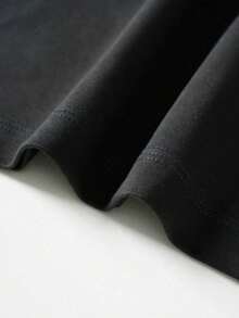 Western - Swing - Music - Inspired Bob Wills T - Shirt, 100% Cotton Of 220g Thickness - Black - View 3