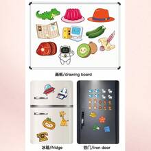 儿童早教启蒙魔法水画贴纸数学字母认知书益智玩具