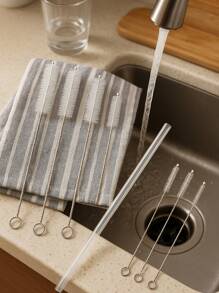 Set de 9 piezas de kit de limpieza con cepillos de 3 tamaños: limpiadores de tuberías extra largos para termos, tazas con boquilla, botellas de agua y tubos, herramientas de limpieza reutilizables de gran
