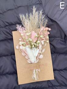 باقة زهور جافة بوهيمية طبيعية صغيرة، ترتيب زهور جافة، زخرفة زهور يدوية، زهور الزفاف، ديكور المنزل، ديكور الحائط، هدايا المنزل