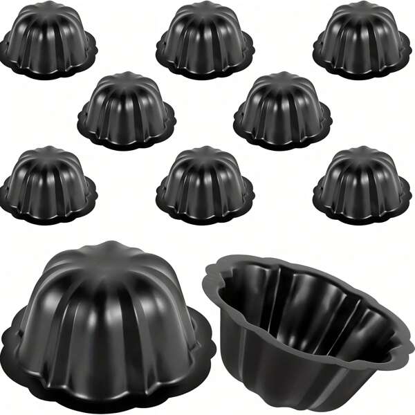 Molde de pastel de calabaza en miniatura de 4 pulgadas, herramientas de horneado en forma de corazón y redondas antiadherentes, molde pequeño de pastel