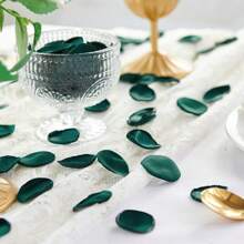 100 Stücke Rosenseidenblätter, Blumenblätter für Hochzeiten, Verlobungen, grüne und goldene Blütenblätter, Blütenblätter für Blumenmädchen, für Weihnachten, Hochzeitsgang, Blumenmädchen-Körbe, Bridal-Shower Tischdekoration (3 Farbmischungen)