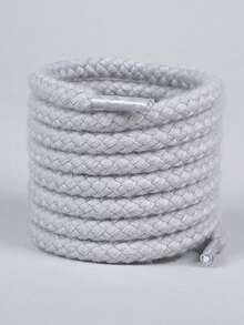 New Round Solid Color Versatile Shoelaces, Colorful Rope Laces For Sports Shoes Replacement