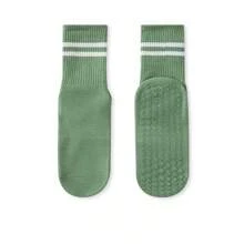 5pcs Men's And Women's Yoga Non-Slip Socks, Sports Fitness Dance Professional Floor Mid-Tube Socks, Indoor Long Socks, Sports Socks, Yoga Socks, Suitable For Daily Wear