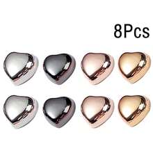 1 Pair/4 Pairs/8 Pairs Magnetic Heart-Shaped Scarf Clips, Versatile Magnetic Scarf Pins For Women, Colorful Heart-Shaped Magnets, Scarf Accessories, Suitable For Daily Wear Magnetic Scarf Pins - Multicolor - View 29
