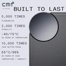 Nothing CMF By Nothing Buds Orange, Bluetooth 5.3 Earbuds, 42dB ANC, 12.4mm Driver, Dirac HD Audio, 35.5H Playtime, 4 HD Mics, Dual Device Connection, Low Lag Mode, Fast Pair, Control By Nothing X APP, For IOS & Android