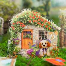 Ein Set mit 120 Stücke Pflanzen und Blumen Kreativ-Klebeband, romantische Serie, geeignet für Papierschnitt, Buchschöpfung und Dekoration, Tagebuch, Album und Gedenkbuch Dekoration, für Nutzer ab 14 Jahren geeignet - kreative Aufkleber Sammlung, geeignet für DIY Projekte und Planer