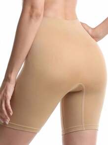 MELERIO Damskie bezszwowe spodenki slip pod sukienki, joga basic z wysokim stanem, solidna bielizna modelująca plus size, sportowe bokserki przeciw otarciom, spodenki motocyklowe, akcesoria do siłowni