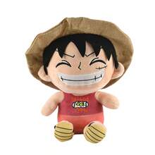 ONE PIECE 6 款正版海贼王蒙奇·D·卡哇伊托尼·托尼·乔巴毛绒玩具可爱吊坠钥匙扣卡哇伊动漫玩偶毛绒玩具娃娃收藏儿童礼物 14-26 厘米/5.51-11.8 英寸 - 彩色 - 查看 11