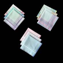29CM/11.4-Inch Fabric Jacquard Mini Handkerchief Universal Fashionable And Exquisite Decoration 6PCS, Thin Version Back To School Dish Cloths Kitchen Towel