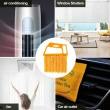 1/2/3/4pcs,Blinds Air Conditioning Gap Brush ,Blind Duster For Wood Blinds;Detailing Brush Set;Car Detailing Brush;Blind Dusters For Cleaning;Blind Cleaner; Detachable And Washable Window Cleaner Exhaust Fan Dust Removal Detergent-Free Edge Seam Brush Detachable,