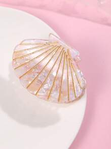 1pc Korean Style Acetate Cute Mini Shell Hair Claw Clip, Bite Bangs/Short Hair Clip, Sweet Hair Accessories Hair Clips Hair Jaw Clip Hair Clamps Hair Clutch Hair Catcher Clip