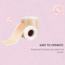 1roll Silicone Scar Tape - Washable, Moisturizing, Fragrance-Free For All Light Beige Types, Design Moisturizing Adhesive - Khaki - View 2