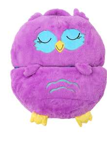 AIBOYING Cartoon Purple Owl Sleeping Bags - Unisex 'S Travel And Camping Sleep Sacks, Multi-Season Home & Outdoor Use, Portable Lightweight Design, Cotton Fabric, No Insulation - Fun Sleeping Gear - Multicolor - View 15