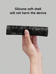 星月图案保护壳适用于 Switch OLED/Switch NS/Switch Lite，游戏机配件，防刮保护套，适合 Switch 玩家的最佳礼物 - 彩色 - 查看 7