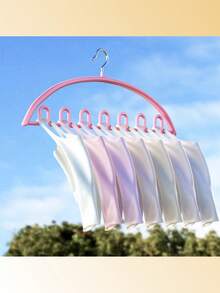 1PC Multifunctional Space-Saving Clothes Hooks, Luxury Underwear Storage Organizer With Adjustable Sling Design For Wardrobe/Closet/Bathroom - Heavy Duty Hanging Hooks For Hats/Socks/Clothes Rack Accessories - Multicolor - View 4