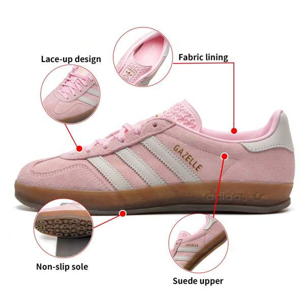 Adidas Originals Women's GAZELLE INDOOR W Comfortable Breathable Athletic Casual Shoes