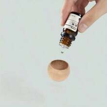 1 件摇摆木质香薰精油扩散器、香薰香座、汽车香薰扩散器 - 米色 - 查看 3