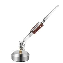 Third Hand Tweezers With 360 Degree Rotating Circular Base, Lockable For Jewelry Making, Welding And Repair - Silver - View 11