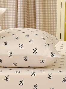 3 件套柔软床笠套装 - 可爱床单套装 2 个枕套和 1 个床垫保护套（30 厘米/12 英寸深） - 现代床垫套或床垫枕套，适合所有床尺寸，单人床，全尺寸大号双人床，特大号双人床，单人床，双人床上用品套装，学校床上用品，适用于卧室装饰