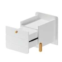 Bedside Table, 1 Drawer, Open Shelf, Elegant And Practical, For Every Bedroom