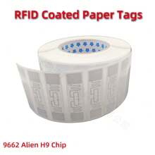 10 sztuk RFID UHF Tagi Naklejki 860-960MHz Daleki Zasięg Alien H9 Etykieta Klej Do Sportowego Czasu Wyścig Pojazdu Zasobów Inwentaryzacji