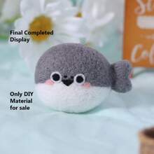 DIY Wool Felt Material Pack Animal Series (Notice: Not Final Product, Need You To DIY!!!). Material Pack Includes: Wool, Felt Operating Foam (Felt Needles Insert In The Foam), Key String And Pin Needle.