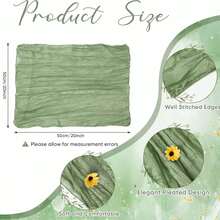 Cheese Cloth Napkins, Suitable For Weddings, Festivals, Birthdays And Other Party Decorations - Multicolor - View 3