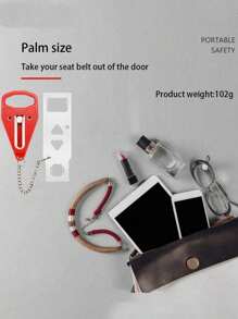 Travel Portable Door Lock Extra Lock, Stainless Steel Secure When Traveling And Staying In Hotels, Provide Extra Privacy And Security Portable Door Lock Home Security Door Lock Travel Locks For Additional Privacy Perfect For Traveling Hotel Back To School Travel Accessories Travel Outdoor Gear