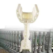 2Pcs Roman Column Mold, 35" Railing Moulds Balustrade Mold Plastic Roman Column Concrete Plaster Cement Casting Garden - 白色 - 查看 2