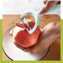 5pcs Stainless Steel Peeling Knives, Versatile Fruit & Vegetable Peelers For Home Kitchen Use - Multicolor - View 3