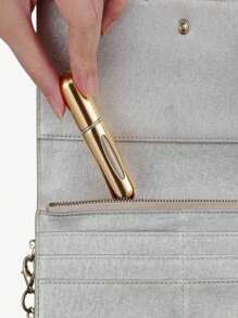 1 pieza Botella de perfume recargable portátil, Atomizador de perfume mini, Botella de perfume vacía, Botella de perfume de viaje, Botella de spray pequeña, Spray de perfume recargable, Caja de bomba de fragancia, Accesorios de viaje de 5ml Artículos esenciales de viaje