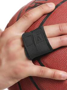 1 pieza Funda para dedo con compresión de soporte de AOLIKES, para protección de articulaciones de los dedos en baloncesto/voleibol, accesorios de gimnasio - Negro - Ver 8