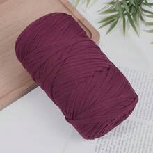 1pc/400g T-Shirt Yarn Multicolour Ufilato Grosso Ncinetto Polyester Woven Fabric Knitting Yarn Crochet, DIY Crochet Hand Knitting For Crochet Slippers,Borse Uncinetto, Fettuccia Per Borse,Cushions, Dolls, Crafts - Multicolor - View 25