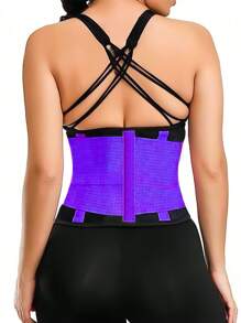 1pc Women Waist Trainer, Waist Trimmer Belt, Sweat Sauna Belt, Workout Waist Cincher, Waist Shaper, Abdominal Trainer Exercise Waist Belt Suitable For Workout Home Sports And Walk