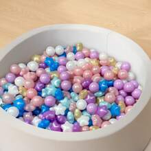 20pcs Star Shaped Ball Pit Balls, 2.17-Inch/5.5cm Soft And Crush Proof Plastic Toy Balls For Kids' Ball Pit, Play Tent, And Pool Fun - Ideal For Children's Playtime And Party Decoration