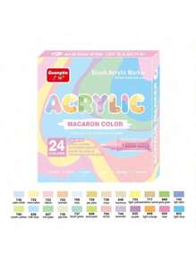 GuangNa 288/240/168/120/72/60/36/24/12 Color Direct Liquid Acrylic Marker Pens, Students Use Art Professional Drawing Drawing Color Soft-Head Marker Paper-Tight Stackable Diy Graffiti Coloring Book Coloring Pen Can Draw Glass Stone Waterproof Body Painting Brush Christmas Gift