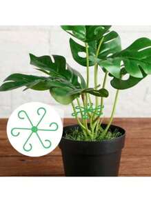 8pcs (4 Large & 4 Small) Plant Support Cages, Plastic Trellis Climbing Hooks, Reusable Indoor/Outdoor Plant Climbing Frame, Flower Holder Grid Growth Accessories, Home & Living | Outdoor & Garden | Plant Stands | Protectors | Plant Cages & Stands (Random Color & Style)