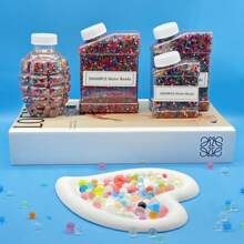 50000pcs/40000pcs/20000pcs/2000pcs Colorful Hydrogel Beads, Vase Filler For Wedding Centerpieces, Floating Candles, Soilless Planting, Flower Decorations Gifts Birthday Graduation