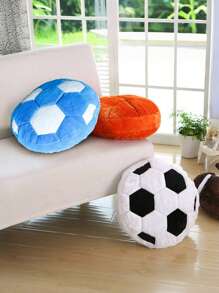 Soccer Ball Pillow Soft Fluffy Plush Football Cushion For Boys And Girls Sports Throw Pillows For Room Decor Sofa Couch Bed Soccer Gift