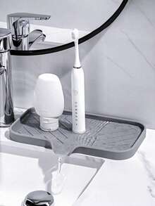 2 Stück Spülschwamm Seifenhalter mit Abtropfschale, Abtropfschale für Seife, hält den Platz trocken, einfach zu reinigende Seifenbehälter, geeignet für Küche, Badezimmer, Behälter