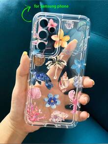 Funda para phone con estampado de tortuga marina, langosta y coco. Funda transparente compatible con phone 6/11/12/13/14/15/15 Pro/15 Plus/15 Pro Max/7 Plus/8 Plus/X/Xs Max/Xr/11 Pro/12 Pro/13 Pro/14 Pro/12 Mini/13 Mini/11 Pro Max/12 Pro Max/13 Pro Max/14 - Multicolor - Ver 4