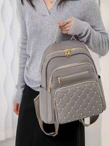 Men's Fashion Travel Backpack Backpack Oxford Cloth New Fashion Travel Schoolbag - Multicolor - View 10