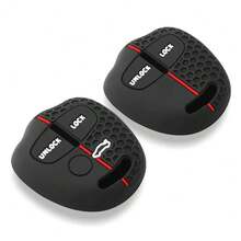 New Silicone Car Key Case Cover For Mitsubishi Evolution Lancer EX Grandis Outlander Triton Pajero ASX - Black - View 6