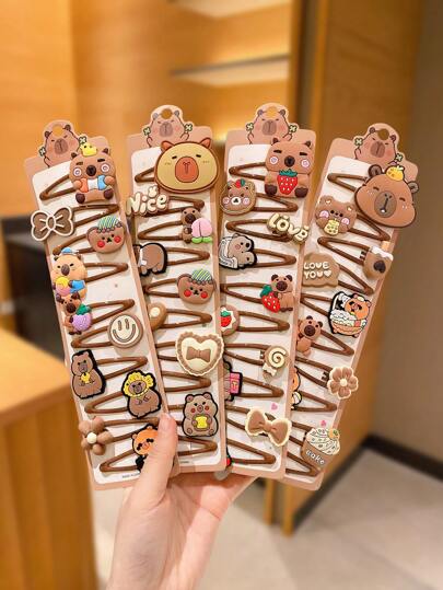 10/20 Pcs Kid Girls Colorful Cute Claw Clips Barrette Hair Accessories