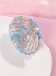 1pc Korean Style Acetate Cute Mini Shell Hair Claw Clip, Bite Bangs/Short Hair Clip, Sweet Hair Accessories Hair Clips Hair Jaw Clip Hair Clamps Hair Clutch Hair Catcher Clip